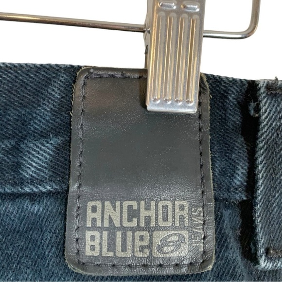 Vintage Anchor Blue Y2k Big Baggy Wide Leg Jeans Size 33 - Picture 7 of 9